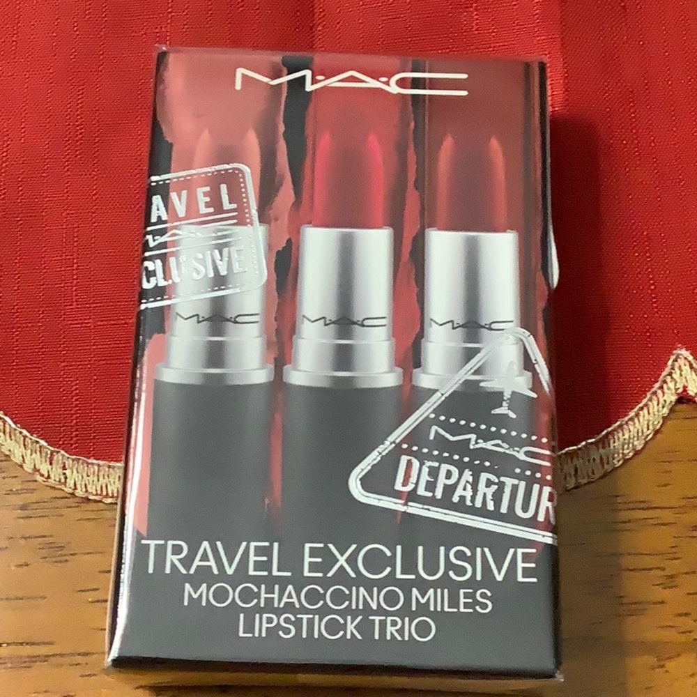 MAC TRAVEL EXCLUSIVE MOCHACCINO MILES LIPSTICK TRIO